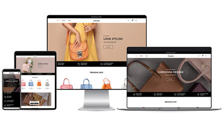 Thiết kế website bán túi xách chuẩn Seo