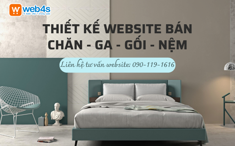 Thiết kế Website bán Chăn Ga Gối Nệm - Tăng X3 Doanh thu 