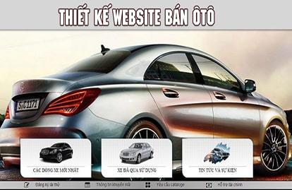 Thiết kế website bán ô tô chuyên nghiệp tại Hà Nội