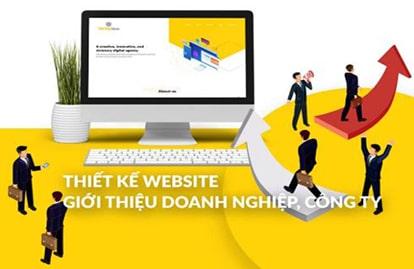 Thiết kế website giới thiệu công ty, doanh nghiệp uy tín tại Hà Nội