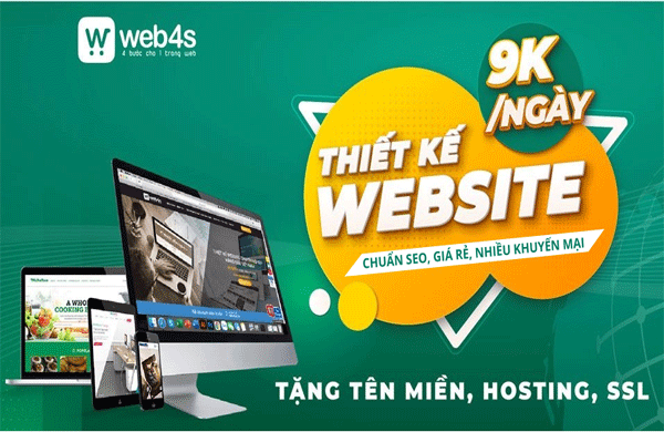 thiết kế website chuẩn seo giá rẻ tại web4s