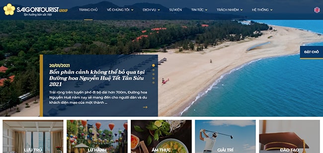 Trang web du lịch nổi tiếng Sài Gòn tourist