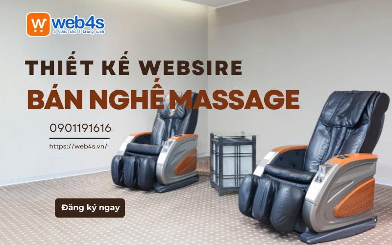 Bùng nổ doanh số nhờ thiết kế website bán ghế massage