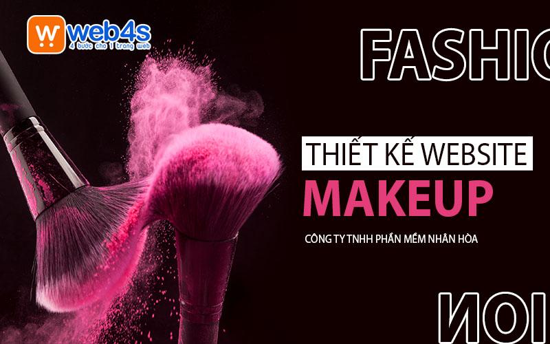 Thiết kế website makeup, trang điểm, làm đẹp chuyên nghiệp