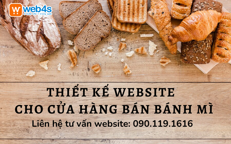 [HƯỚNG DẪN] Thiết kế Website Cửa hàng bán Bánh mì Đơn giản 