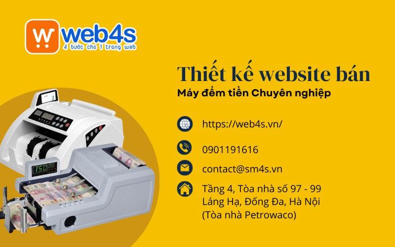Dịch vụ Thiết kế website bán máy đếm tiền Giá Rẻ Tại Hà Nội
