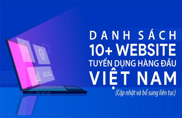Top 10 các trang web tuyển dụng hàng đầu Việt Nam năm 2021