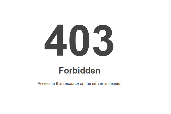 Lỗi http error 403 là gì - Cách sửa lỗi 403 forbidden