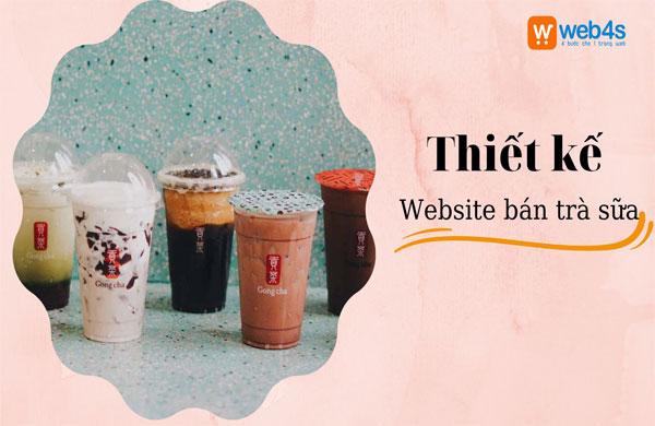 Thiết kế website bán trà sữa - Tạo website dùng thử miễn phí