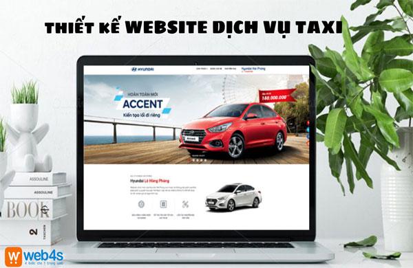 [Web4s] - Thiết kế website dịch vụ Taxi chuyên nghiệp, giao diện bắt mắt