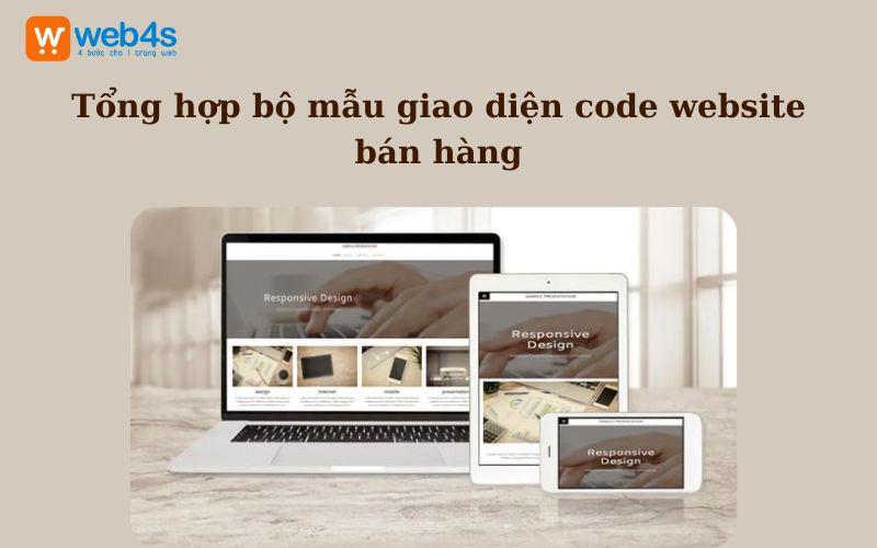 Tổng hợp bộ mẫu giao diện code website bán hàng