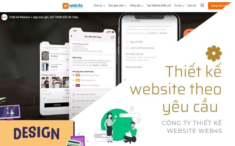 Thiết kế website theo yêu cầu là gì? - Thiết kế website theo yêu cầu Web4s   