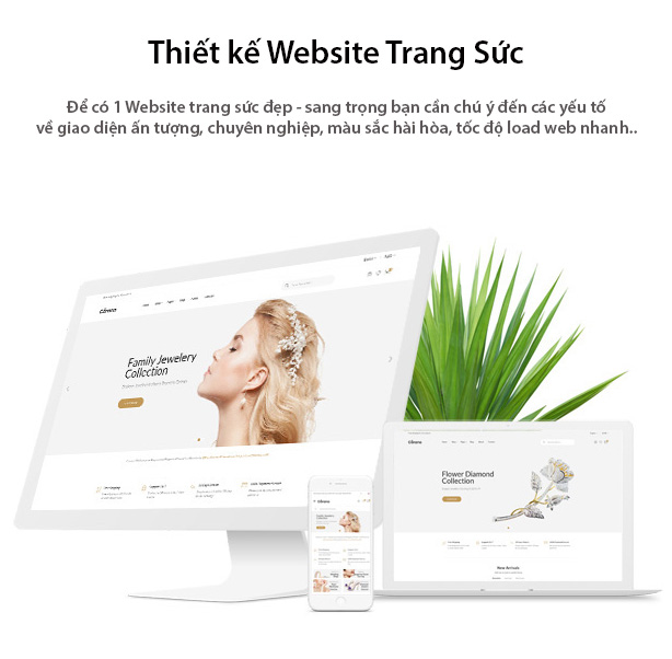 Thiết kế website trang sức giá rẻ tại Hà Nội