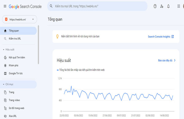 công cụ check backlink website google search console