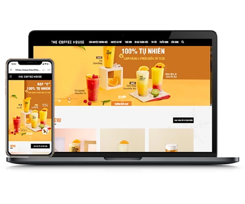 Thiết kế web cho công ty doanh nghiệp làm đồ uống