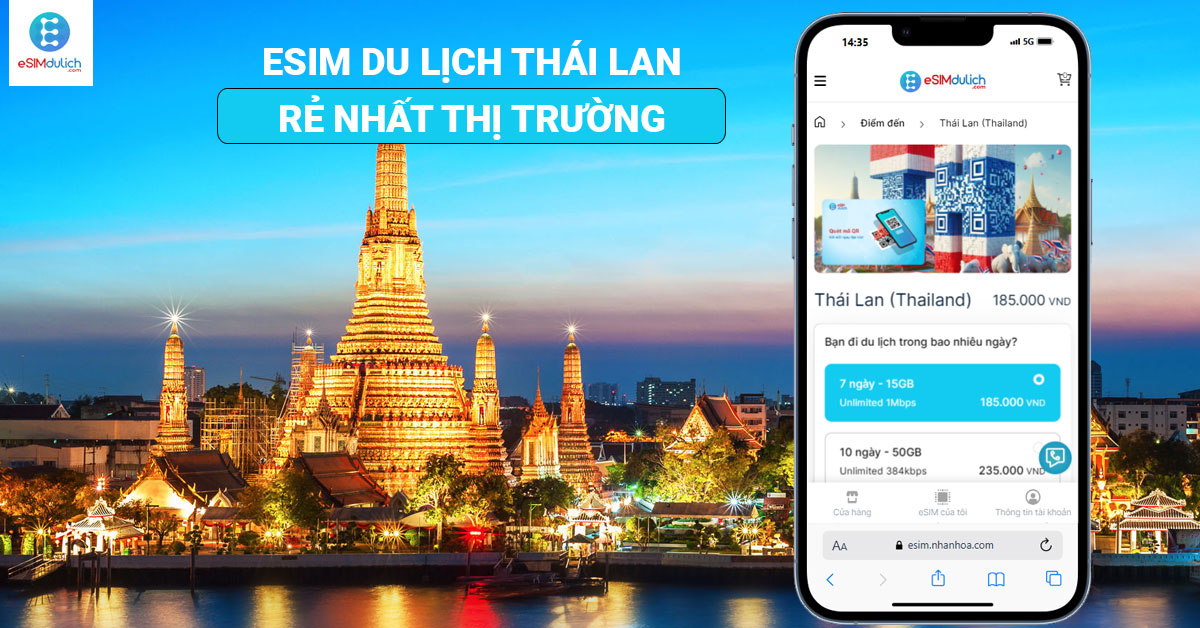 Tại sao nên chọn eSIM du lịch Thái Lan?