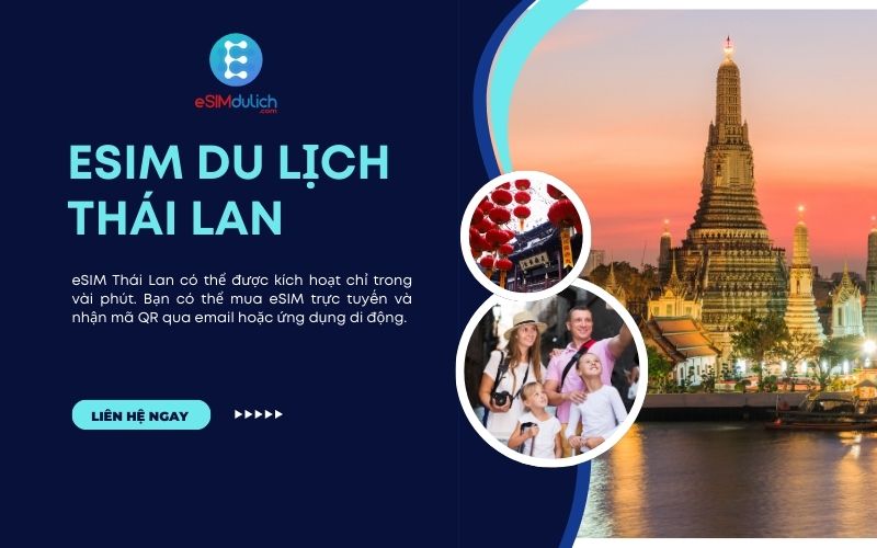 Hướng Dẫn Kích Hoạt eSIM du lịch Thái Lan