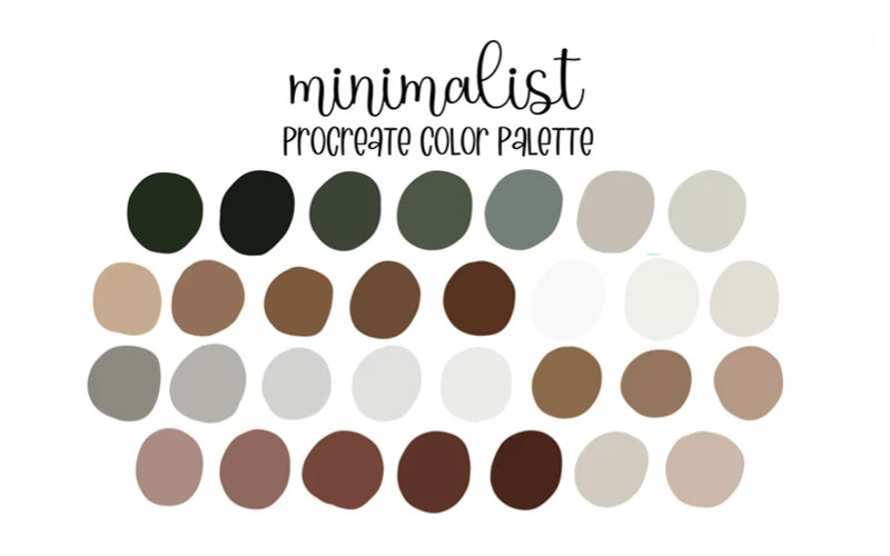 Màu sắc trong thiết kế website - Minimalist 