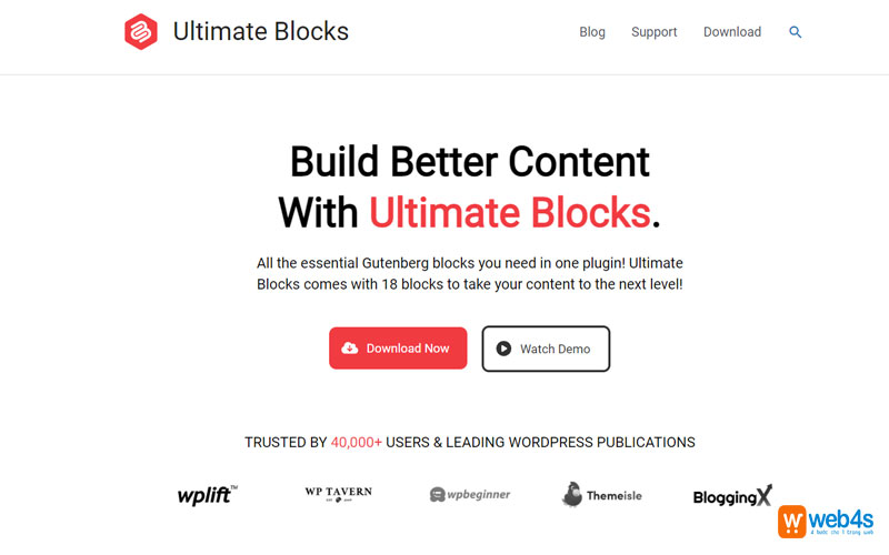 Plugin tăng lượng truy cập wordpress ultimate block