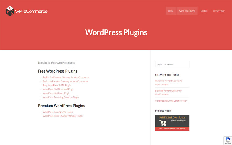 Plugin bán hàng cho Wordpress WP eCommerce