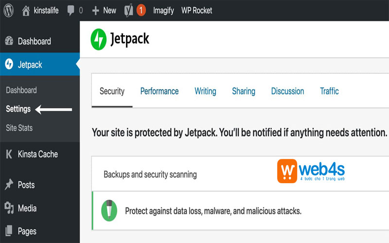 Plugin cần thiết cho Wordpress Jetpack Security