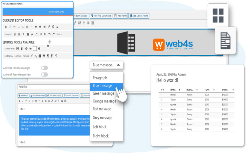 Plugin soạn thảo cho Wordpress WP Smart Editor