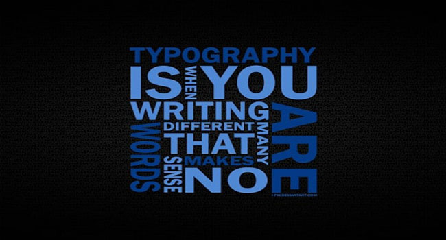 Nghệ thuật Text Typography