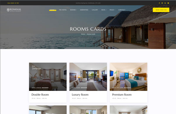 mẫu thiết kế website homestay thu hút khách du lịch