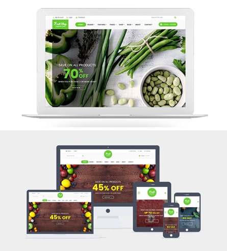 Thiết kế Web thực phẩm giá rẻ