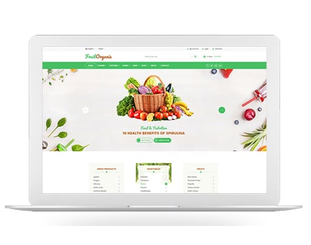 Thiết kế web thực phẩm đẹp