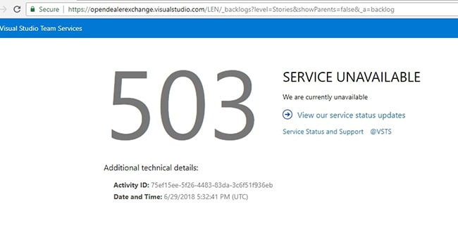 Nhận biết lỗi http 503 error như thế nào? 