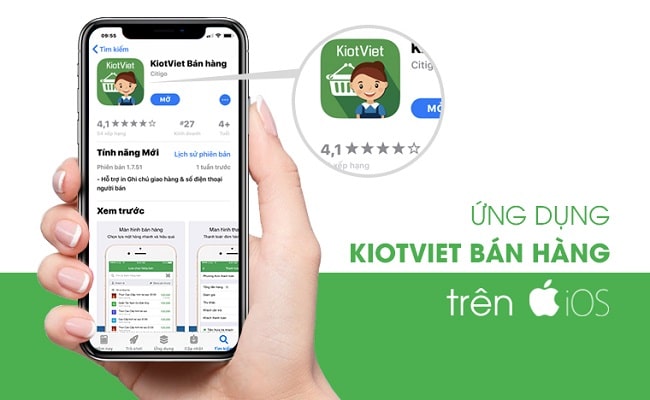 App quản lý doanh thu KiotViet