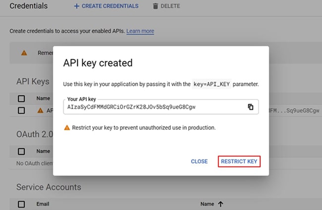 Copy API của bạn