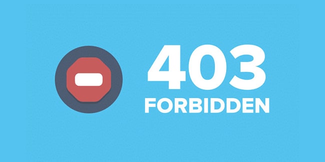 Lỗi 403 forbidden