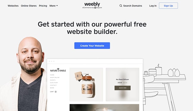 Nền tảng tạo web Weebly