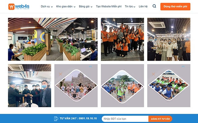Đội ngũ thiết kế web Ninh Thuận Web4s luôn sẵn sàng phục vụ khách hàng