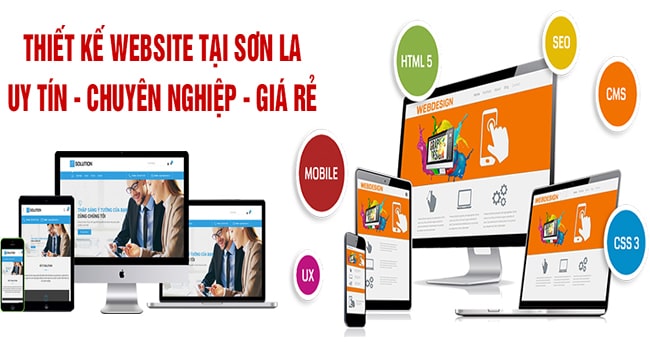 Địa chỉ thiết kế web giá rẻ ở Sơn La - Web4s