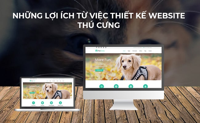 Vai trò của thiết kế website bán thú cưng