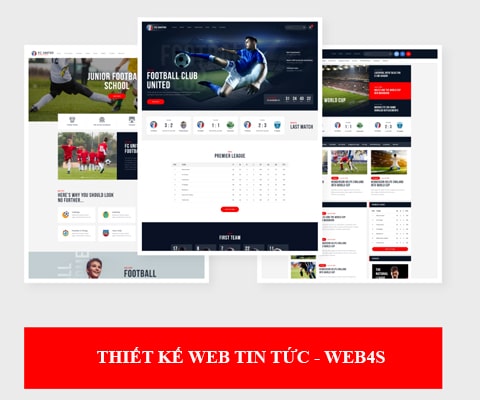 Thiết kế Website tin tức bóng đá chuẩn Seo
