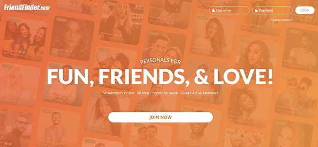 Các trang web kết bạn Friendfinder