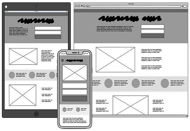 Wireframe template