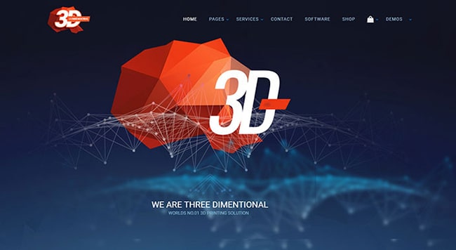Thiết kế web ứng dụng công nghệ 3D