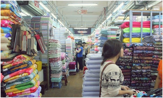 Chợ vải làm đồ handmade Hà Nội