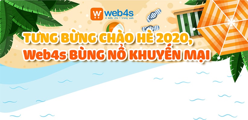 Khuyến mại thiết kế Website hè 2020