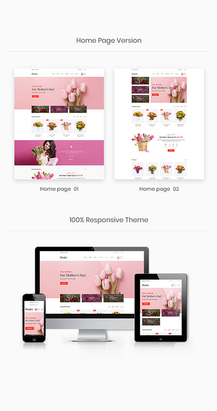 mẫu thiết kế web các trang web bán hoa tươi online - miễn phí - đẹp
