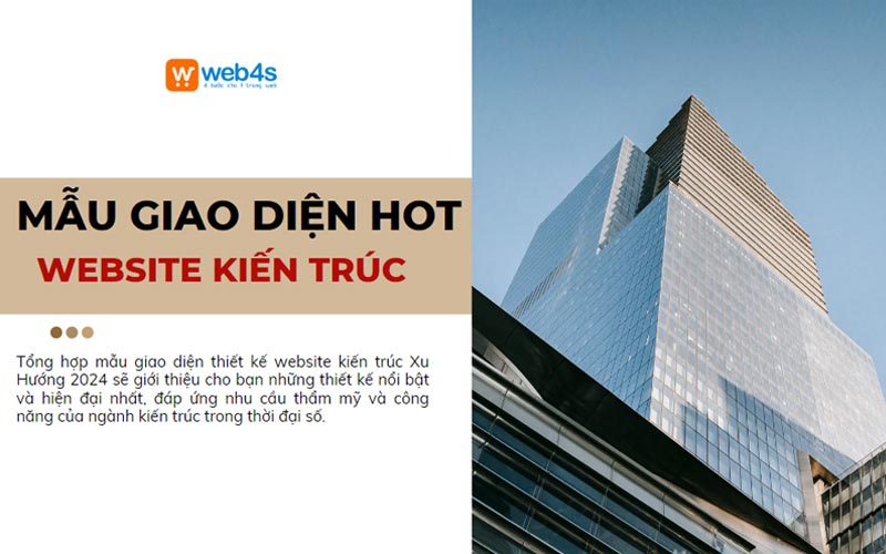 Công nghệ thiết kế website kiến trúc hiện đại 