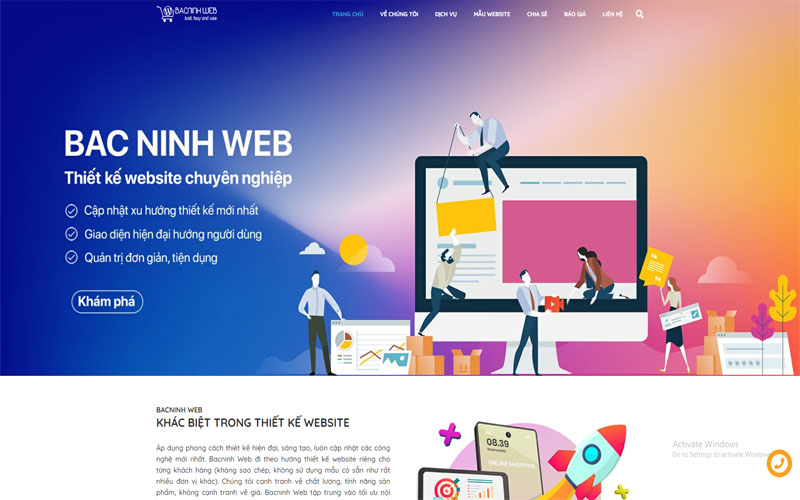 Công ty thiết kế website bắc ninh - Bắc Ninh web