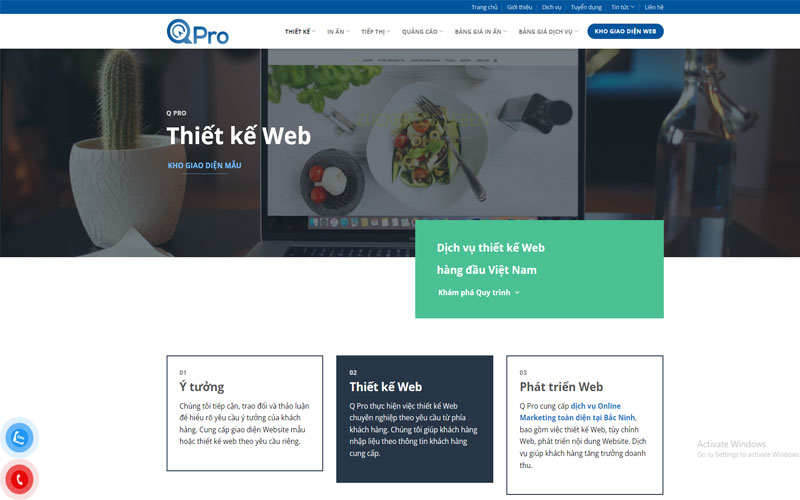 Công ty thiết kế website Bắc Ninh - QPro