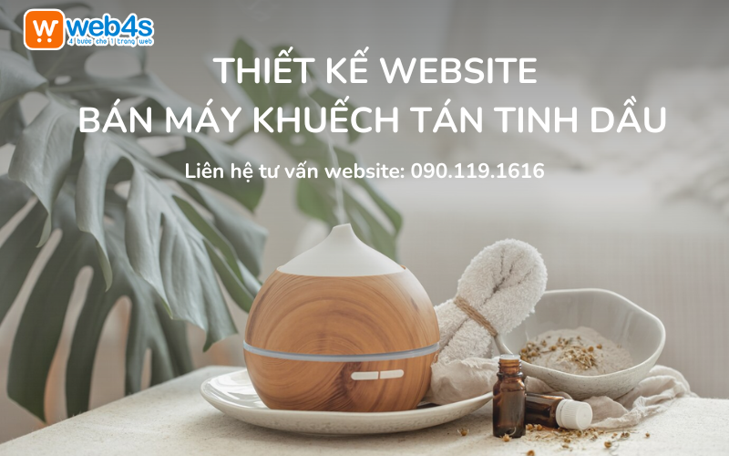 Thiết kế website bán máy khuếch tán tinh dầu