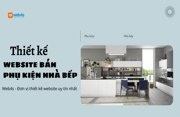 Thiết kế website bán phụ kiện nhà bếp chuyên nghiệp